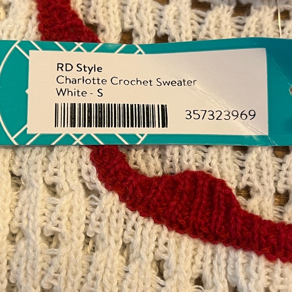 RD Style Charlotte Crochet Sweater - S - Picture 3 of 5